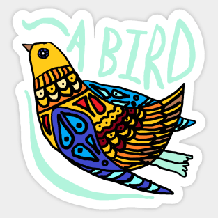 A gliding BIRD Sticker